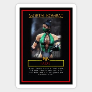 Mortal Kombat - MK Fighters - Jade - Poster - Sticker and More - 19062015 Sticker